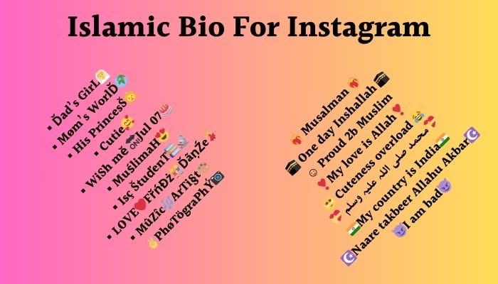 Islamic Bio For Instagram